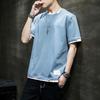 Men's Korean Style Loose Cotton Summer T-Shirt - Short Sleeve, Student Inner Wear