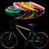 2Pcs Reflective Bike Stickers Bicycle Accessories MTB Strip Fluorescent Tape Reflector Cycling Decoration