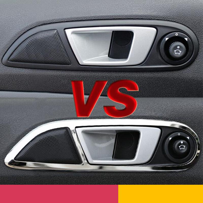 Наклейки на внутреннюю ручку двери My Good Car из АБС-пластика для Ford Ecosport New Fiesta 2009-2012 2013 2014 2015 2016 2017