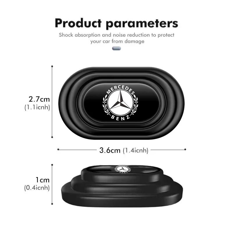 CRZ1 Silicone Car Door Mat Anti Shock Pad Sticker for Mercedes Benz W203 W211 W212 W124 W201 W210 W108 W204 W205 W126 CLA CLK CLS GLA