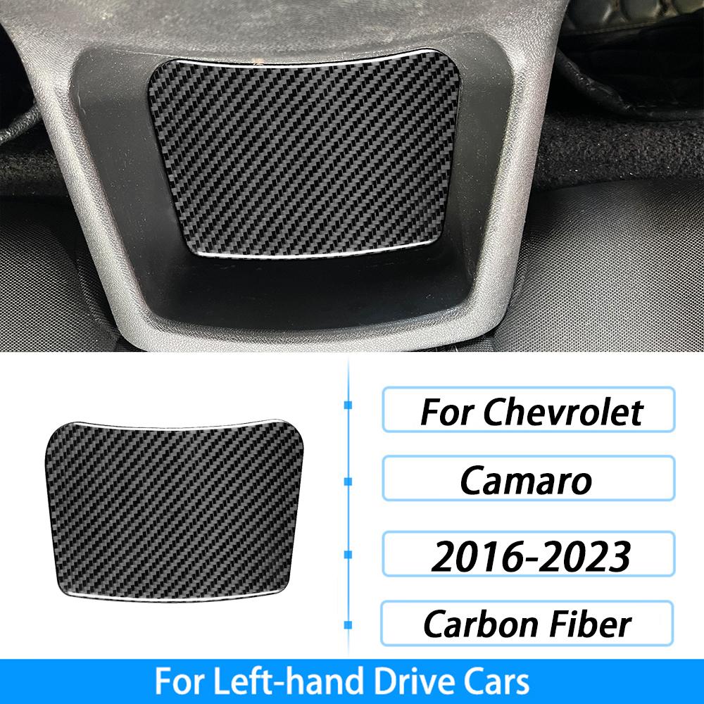 Для Chevrolet Camaro 2016 2017 2018 2019 2020 2021 2022 2023 Накладка-декор из настоящего углеродного волокна Аксессуары для интерьера автомобиля Наклейка