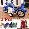 2 Pcs New Plastic Motorcycle Motorbike Toy Model Vehicle Model Auto Model Hobby Toys Replace Kids G