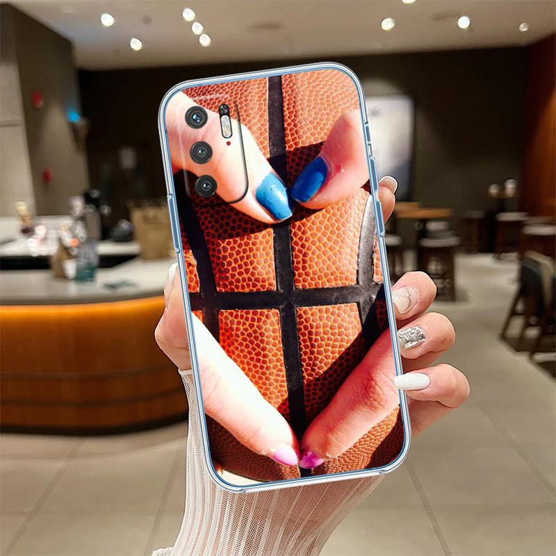 UP13 Basketball Art Shoot Transparent Phone Case for Samsung Galaxy A04 A04S A14 A23 A34 A54 M23 M33 M52 M53