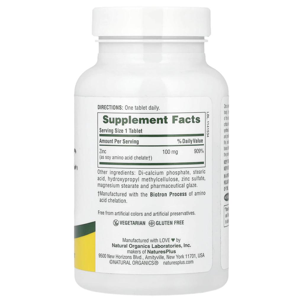 Western Mega Zinc®, 100Mg, 90 Tablets