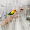 Hamster Ladder Toys 3/4/5/6/7/8 Layers Wood Ladder Bird Parrot Toy Climbing Stairs Pet Toys Gift Pet Cage Accessories