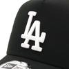 New Era Сетчатая бейсболка 9FORTY A-Frame Trucker, MLB Los Angeles Dodgers, LA Черная, Буквы Арка Пейсли под козырьком, Эксклюзив ONSPOTZ, Один размер, Унисекс