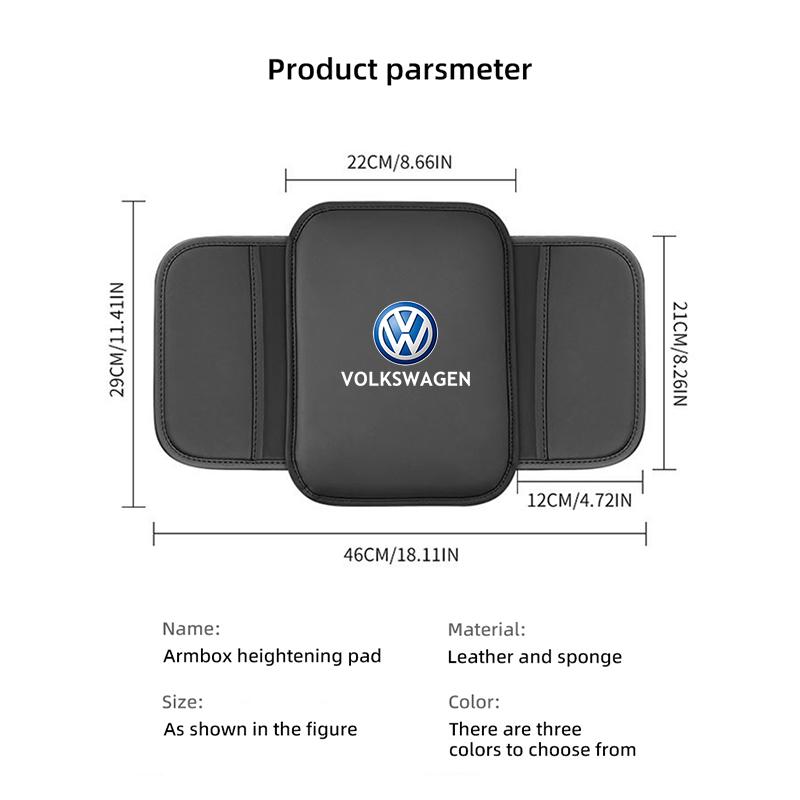 2026 Горячий Для Volkswagen VW Автомобильный Подлокотник Подушка Коврик для Подлокотника Внутренняя Сумка для Хранения Аксессуары Для VW GTI Polo Golf Passat Tiguan