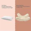 Anti Wrinkle Aging Pillow Cotton Filled Ultra Soft Shock Absorption Detachable Beauty Sleep for Deep Sleeping Gold