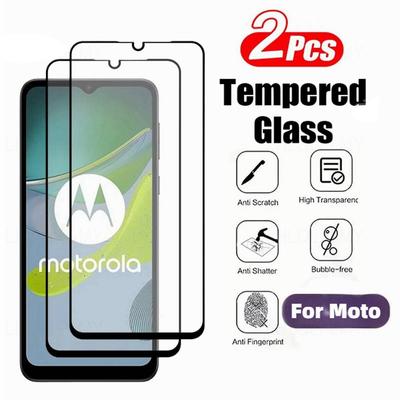 2 шт. Полное защитное стекло для Motorola Moto G86 G32 G04 G24 G14 G06 G42 G15 G05 G34 G53 G35 G56 G84 G54 G85 5G Защитная пленка-чехол для экрана