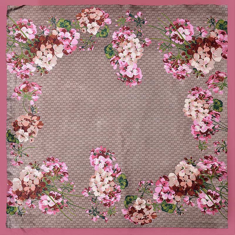 High-quality Luxurious Silk Scarves Headband Scarfs Neck Scarf For Women Chain Silk Scarf Women's Decorative Shawl