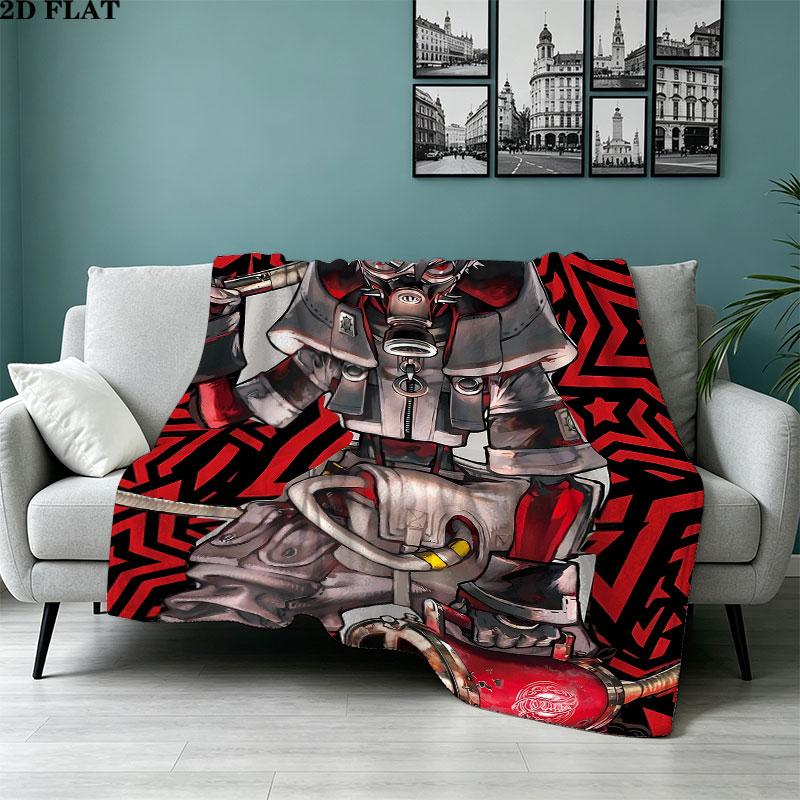 1PC Gachiakuta Patterned Flannel Blanket Suitable For All Seasons For Home Decor Warmth And Comfort Gifts Holiday Present