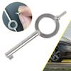 1 шт. Американские универсальные заготовки для плоских ключей Стандартная конфигурация Ключ для замка наручников правоохранительных органов Стальное кольцо для ключей