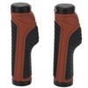 1 пара противоскользящих резиновых ручек для велосипедных рулей, чехлы для шоссейных горных велосипедов, коричневые, черные