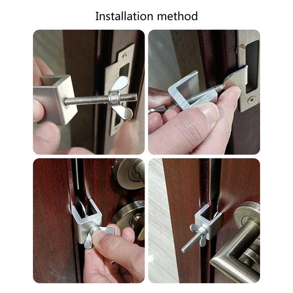 Безопасность дверного замка для путешествий Защитные устройства для двери Безопасность Замки для гостиничных дверей для путешественников Защитный дверной замок для кровати