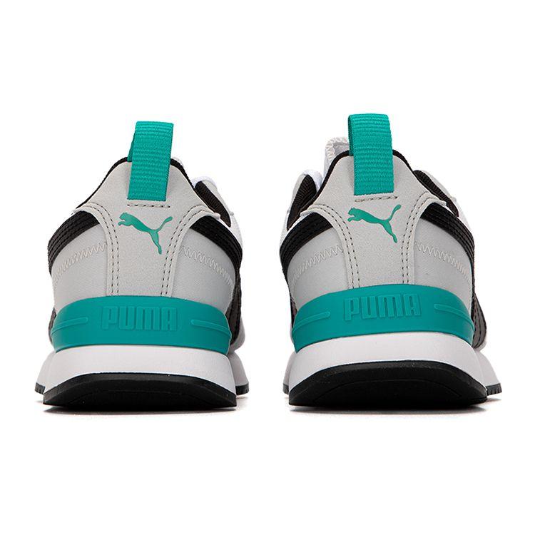 Puma Кроссовки унисекс R78 White Spectra Green Black Harbour-Mist 373117-52