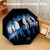 Автоматический зонт с 8 ребрами, складной зонт с дизайном Backstreet Boys для защиты от солнца и дождя, для путешествий