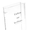 Современная Минималистичная Ваза-Книга Акриловая Настольная Ваза для Столовой Домашний Декор Синий