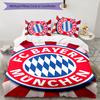 3pcs B-Bayern Munich (6) Design Cover Set - HD Printed Bedding with 1 Cover and 2 Pillowcases - Perfect for Home and Dorm Decor
