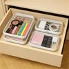 Waterproof Transparent Hard-shell Cosmetic Storage Bag Zippered Clear Pouch for Travel Outdoor Toiletries Organizer