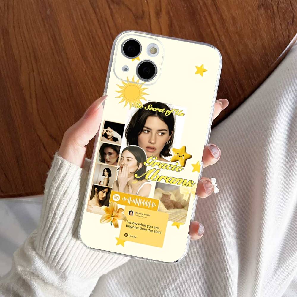 Популярный G-gracie Певец A-abrams Для IPhone 11 12 13 14 15 16 17 Pro Max Plus 13 Mini Силиконовый Мягкий Прозрачный Задник