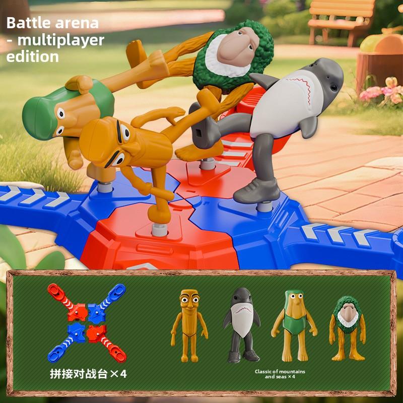 Wooden Stick Multiplayer Battle Toys New Shanhaijing Gift Parent Child Interaction Party Games Arena Competition Christmas Gifts