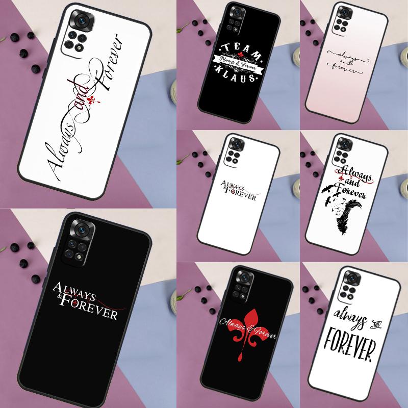 Чехол The Vampire Diaries Always Forever для Xiaomi Redmi Note 12 10 9 11 Pro 9S 10S 11S 12S Чехол для Redmi 12 9C 10C 12C 13C