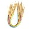 18pcs Wood Double Point Knitting Needles 2mm - 10mm Sizes Knitting Tool Set  For Weave