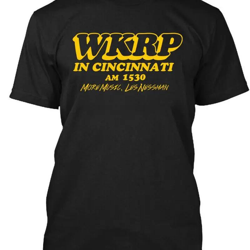 Nwt Wkrp In Cincinnati American Sitcom Tv Show Retro Logo T Shirt S 3xl