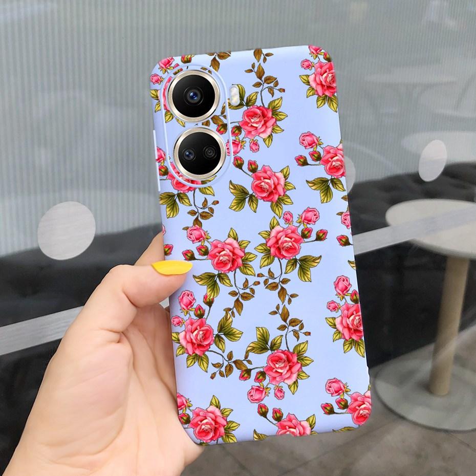 Милый силиконовый чехол для Huawei Nova 10 SE 2022 Модный цветочный чехол для телефона для девушки для Huawei Nova 10 Pro Nova10 10Pro Мягкая задняя крышка