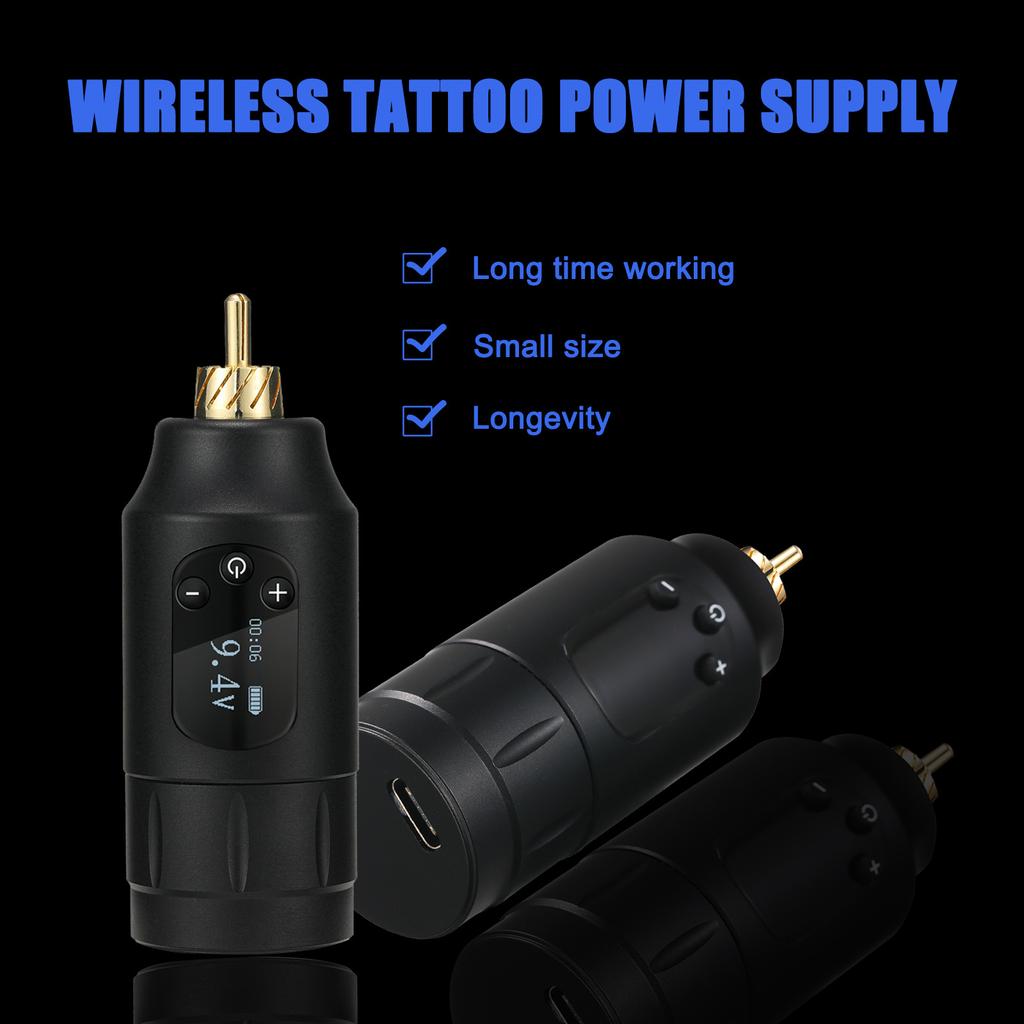 Second Generation Wireless Tattoo Power Supply Motor Pen Power Supply RCA Mada Machine OLED Power Supply