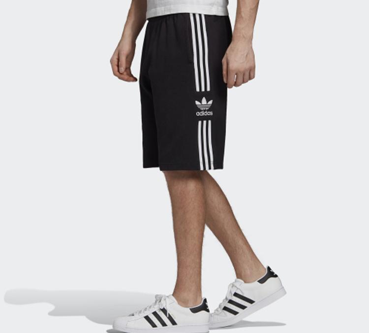 adidas Оригинальные спортивные шорты мужские черные средние FM9878