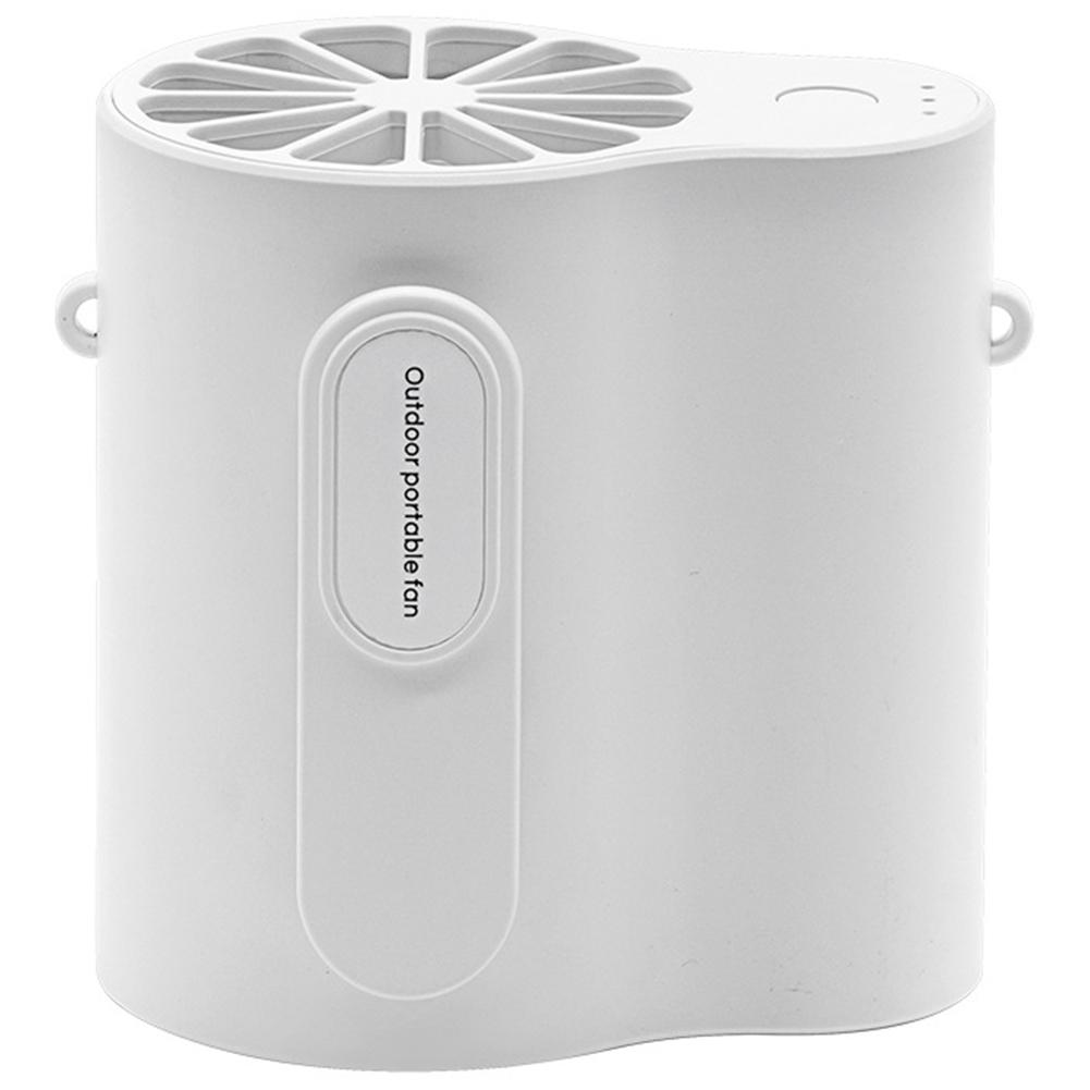 Портативный поясной вентилятор, подвесной охлаждающий вентилятор, многофункциональный USB-вентилятор с клипсой и ночником для рыбалки, кемпинга, пеших прогулок