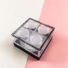 Spot Mini 6g Portable Loose Powder Box with Four-Grid Compartments for Travel-Friendly Makeup Storage