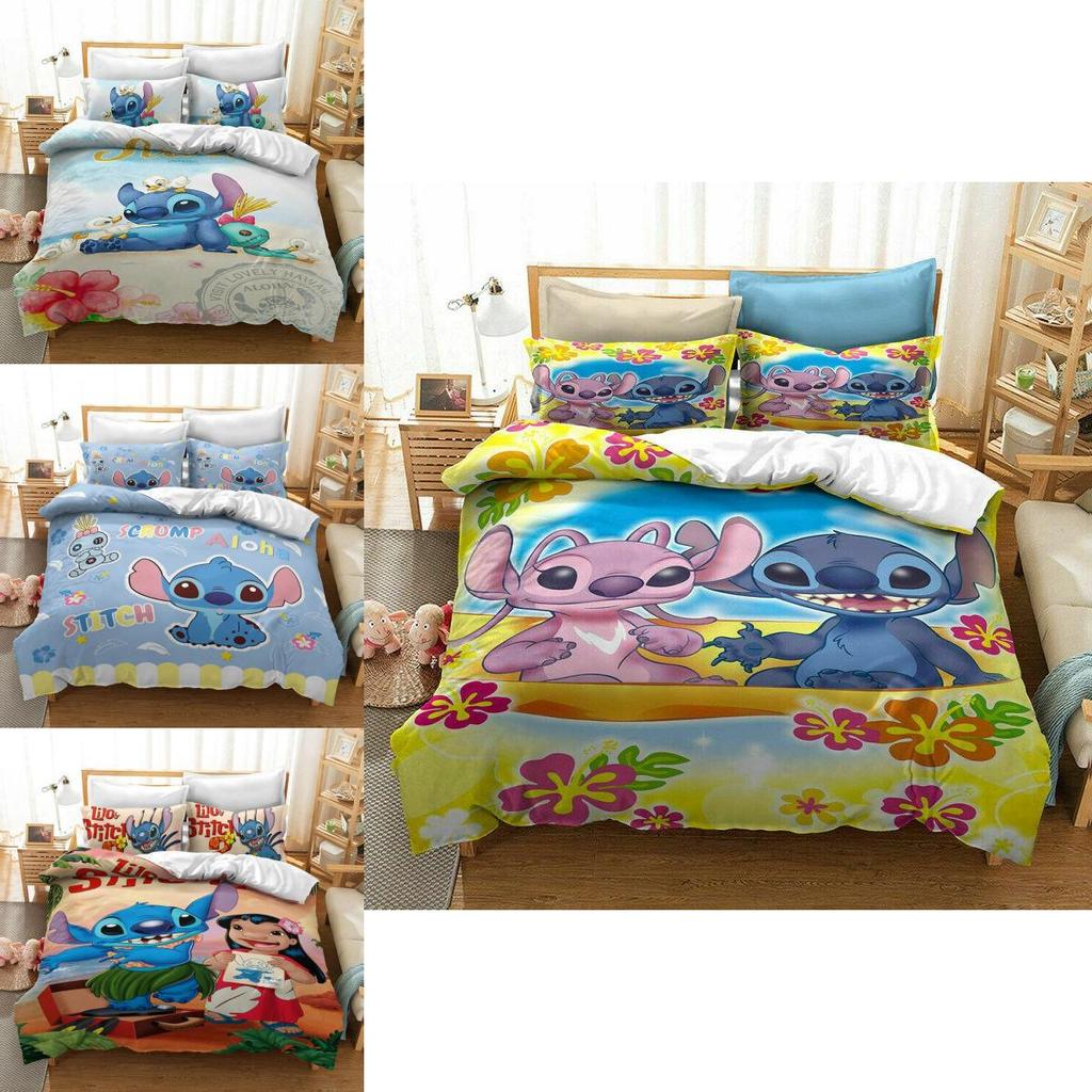 Cozy Lilo Stitch Bedding Set With Stylish Duvet Cover And Pillowcase Design