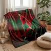 Cristiano Ronaldo Printed Flannel Blanket Skin Friendly Warm Decorative Throw for Indoor Couch Bed Daily Use