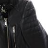 AllSaints Sheep Leather Leather Jacket UK2 Black Genuine Leather Women Used