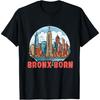 Футболка Bronx Born с изображением небоскребов Нью-Йорка и Эмпайр-стейт Билдинг для женщин и мужчин