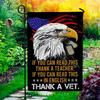 If You Can Read This In English Thank a Vet Veteran Ag Graden Ag FCCE ZZA WWL EEL