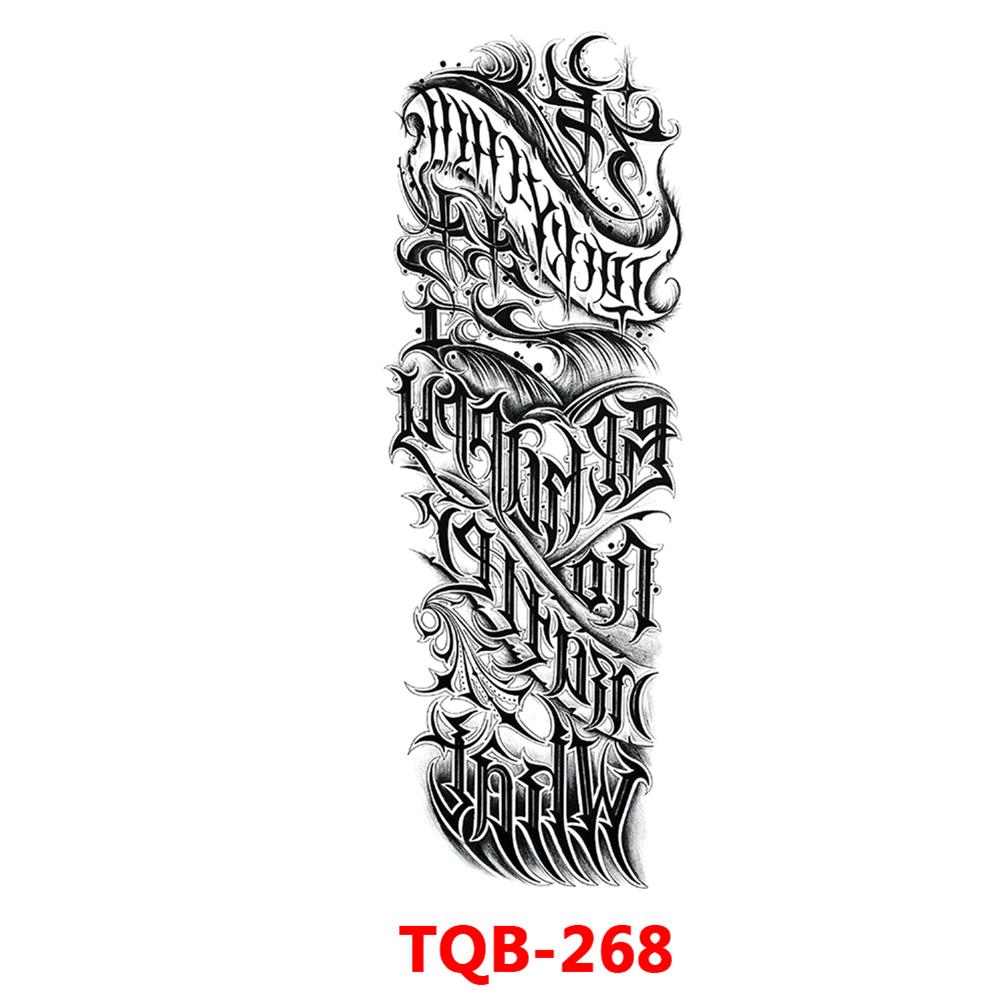 Татуировка с большим рукавом, розой, часами, глазом, водостойкая временная татуировка, наклейка, Лев, Король волков, боди-арт, полная поддельная татуировка для женщин и мужчин