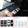 4pcs Car Window Lift Switch Button Control Panel Frame Cover Trim For Land Rover Discovery 3 LR3,Range Rover Sport