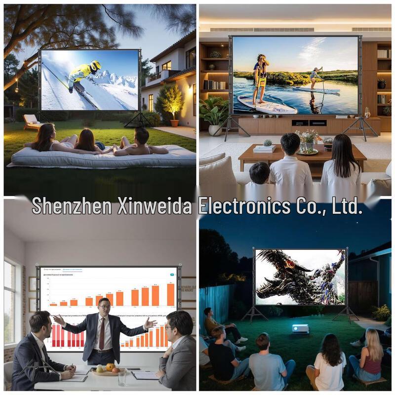 Outdoor Anti-Light Tripod Projector Screen