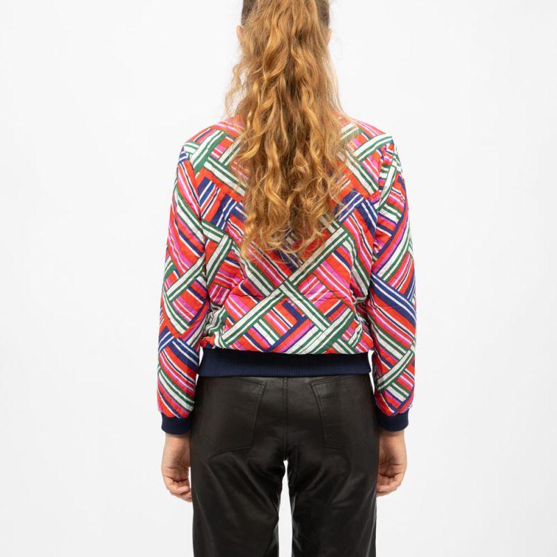 Bomber Vicky Zipped Graphic Print Woman LA PETITE ETOILE