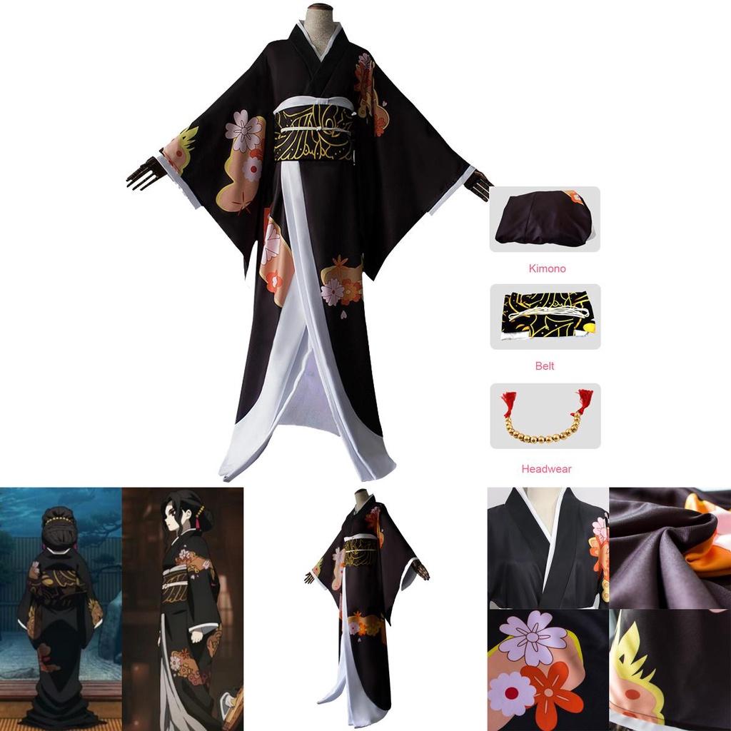 Костюм для косплея Demon Slayer Kimetsu No Yaiba Кибуцудзи Мудзана с изысканным исполнением и дышащей тканью