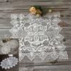 Lace Embroidery Table Place Mat Christmas Gift Pad Cloth Placemat Cup Cookware Napkin Coaster New Year Doily Kitchen Gadget