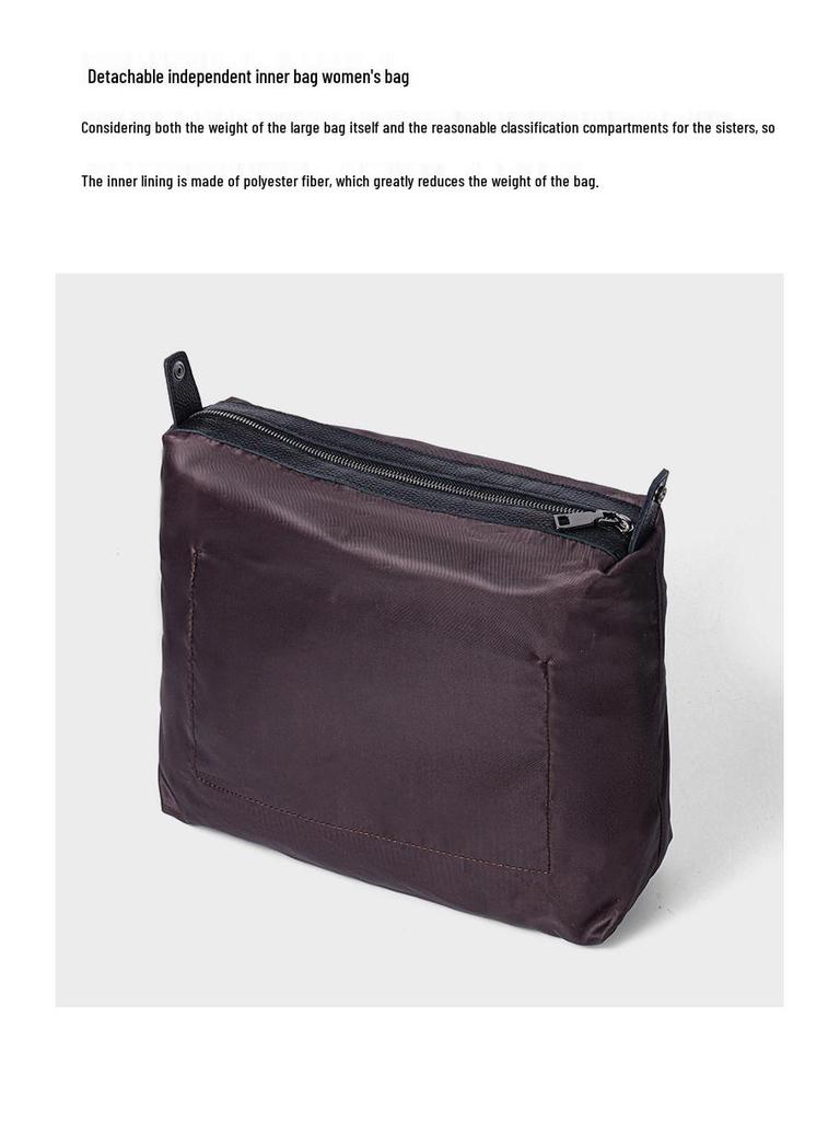 Женская универсальная сумка из натуральной кожи - Модная сумка через плечо и на плечо, Верхний слой коровьей кожи, Большая вместимость