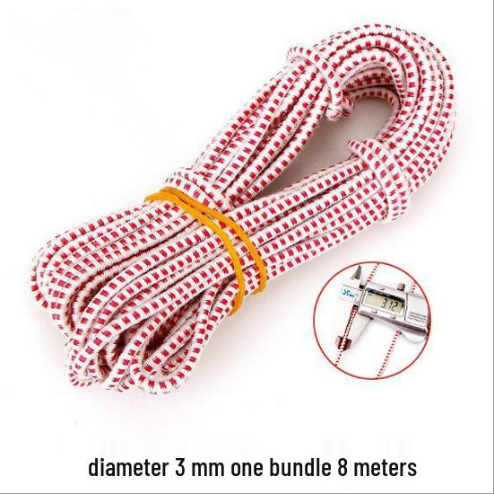 Elastic Band for Clothing and Mosquito Nets - High Elasticity Thin Round Design