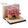 3D Tree House блокнот бумажная скульптура модель гладкий письменный стол календарь семейный блокнот со светодиодной подсветкой
