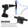 Water Pump Drill Attachment Portable Electric Drill Pump 30-40L/min Flow Rate Self-Priming Manual Water Pump
