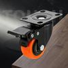 Metal Mounting Plate Heavy Duty Casters PVC Caster Wheels Furniture Caster Wheels  For Trolley