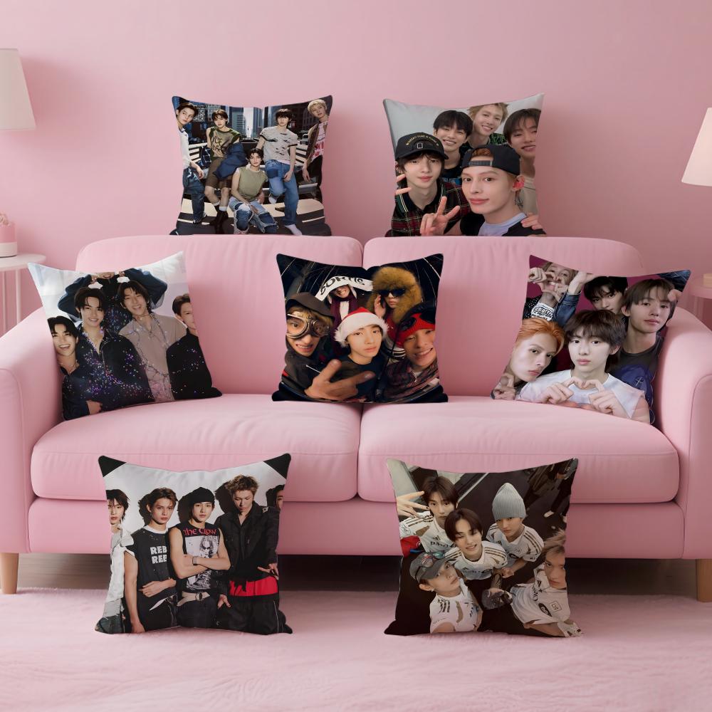 Korean Handsome Boy Group CCortis Cushion Cover Pillow Case Soft Skin Friendly Fabric Concealed Zipper